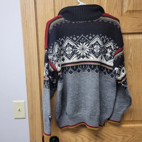 Dale of Norway Men's Medium Quarter-Zip Sweater (St. Moritz 2003) - Picture 3 of 7